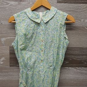 Amish made paisly print period 1900's dress